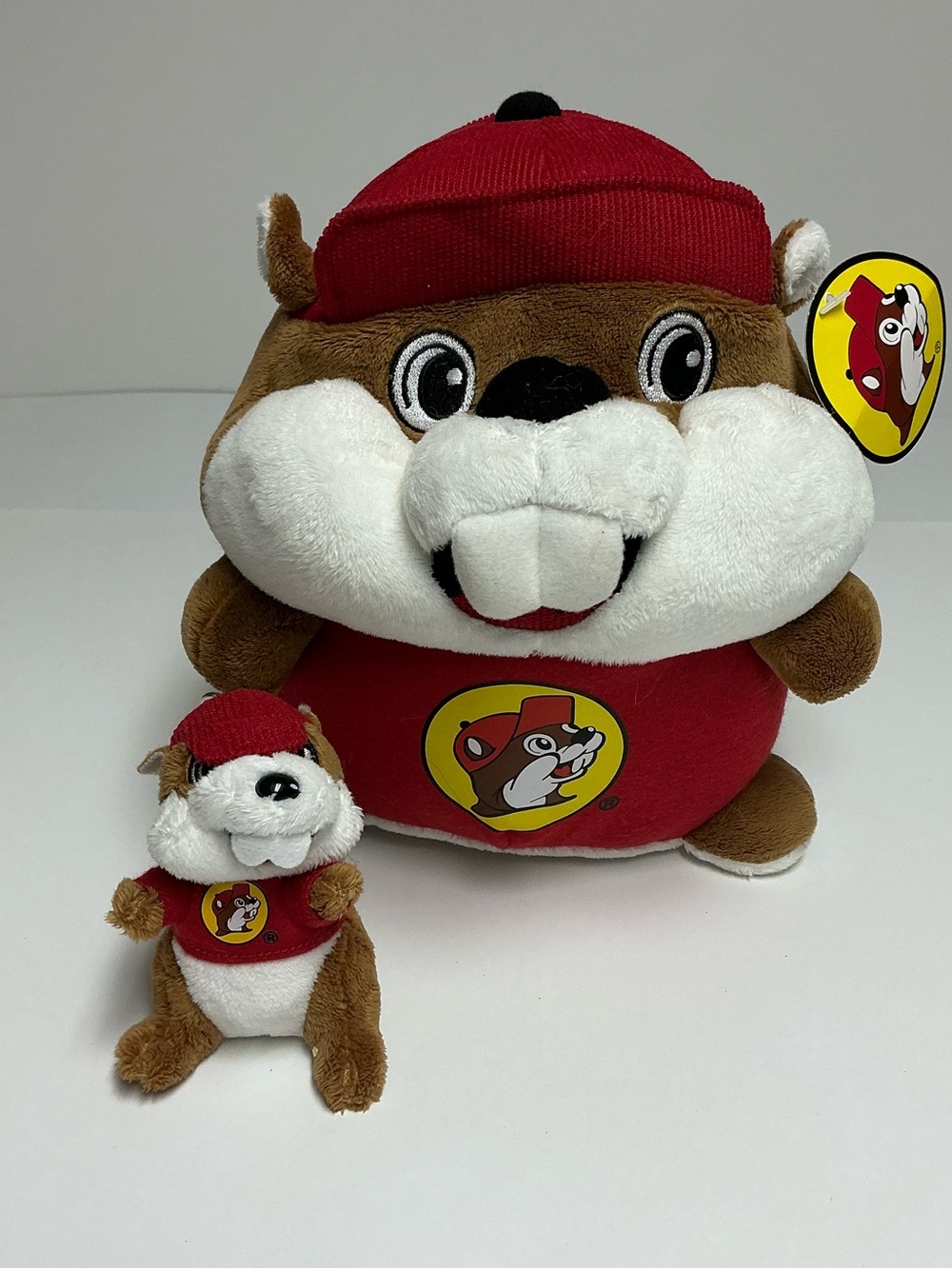 Buc-ee's Mascot Beaver Plush with Matching Keychain